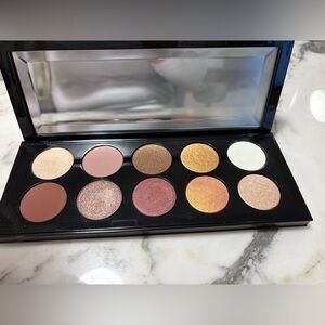 Neutral and Warm Shimmer Eyeshadow Palette - 10 Shades